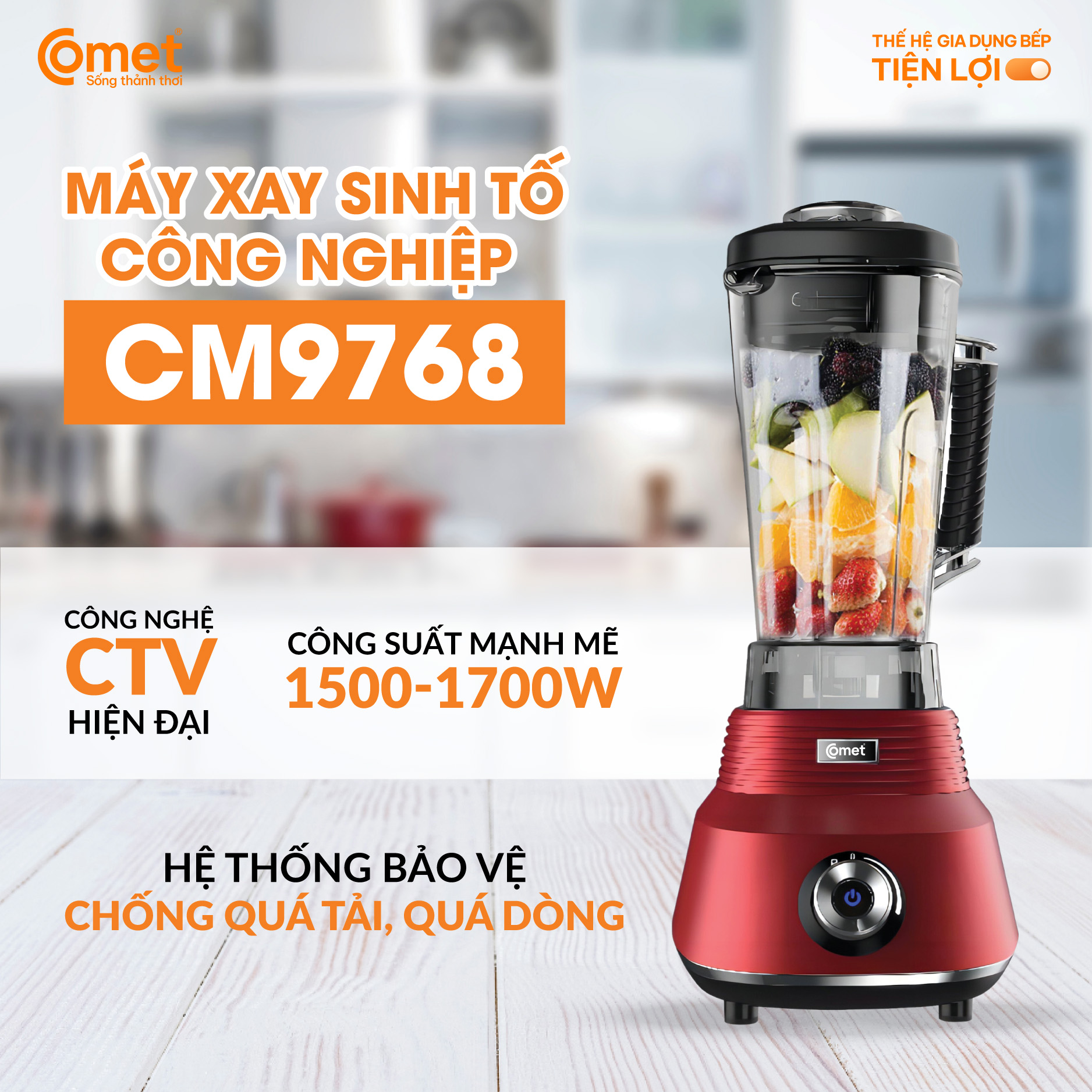 MÁY XAY CÔNG NGHIỆP CM9768