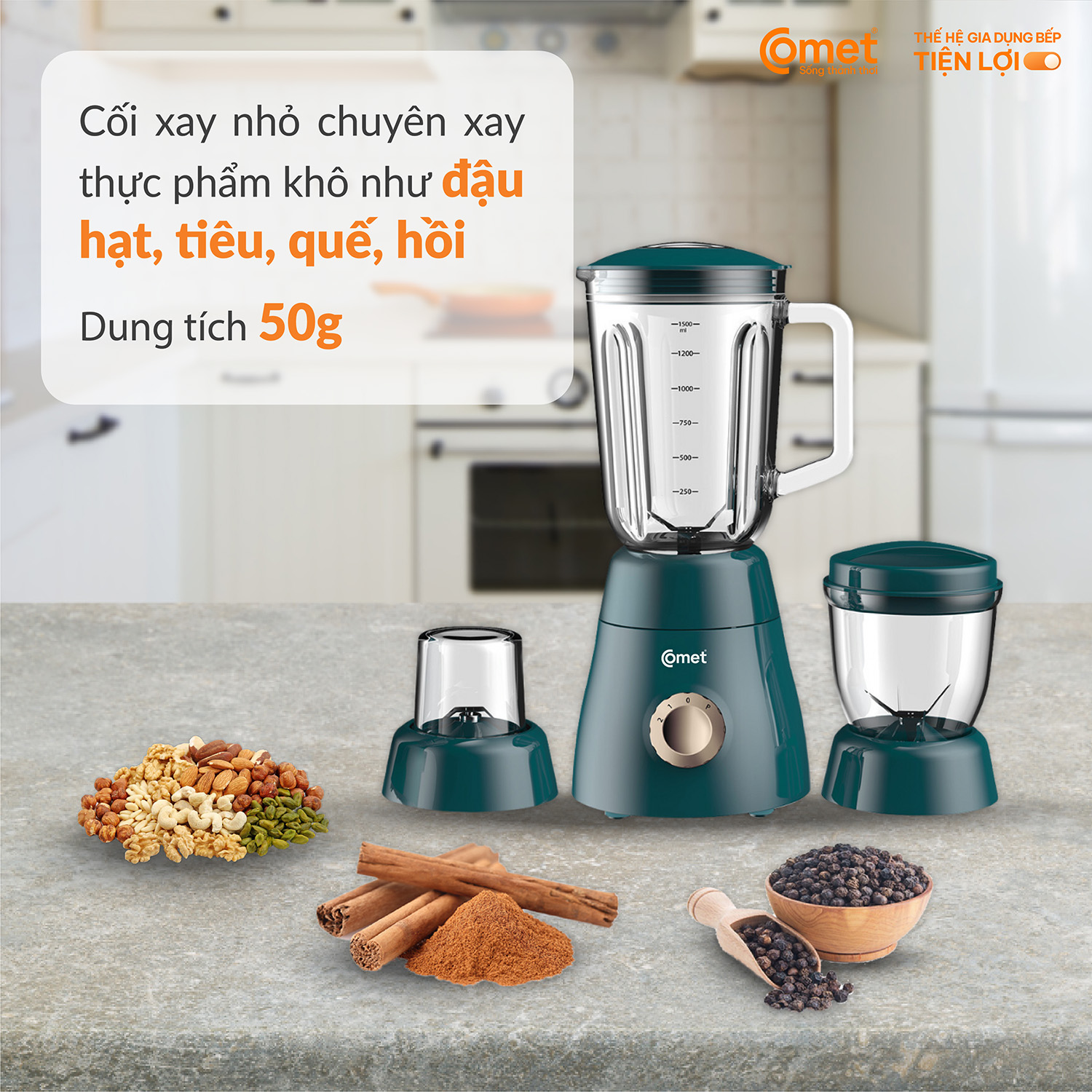 MÁY XAY SINH TỐ 3 CỐI CM9979