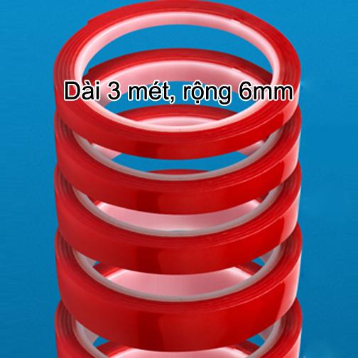 Băng keo 2 mặt Acrylic trong suốt siêu dính không thấm nước
