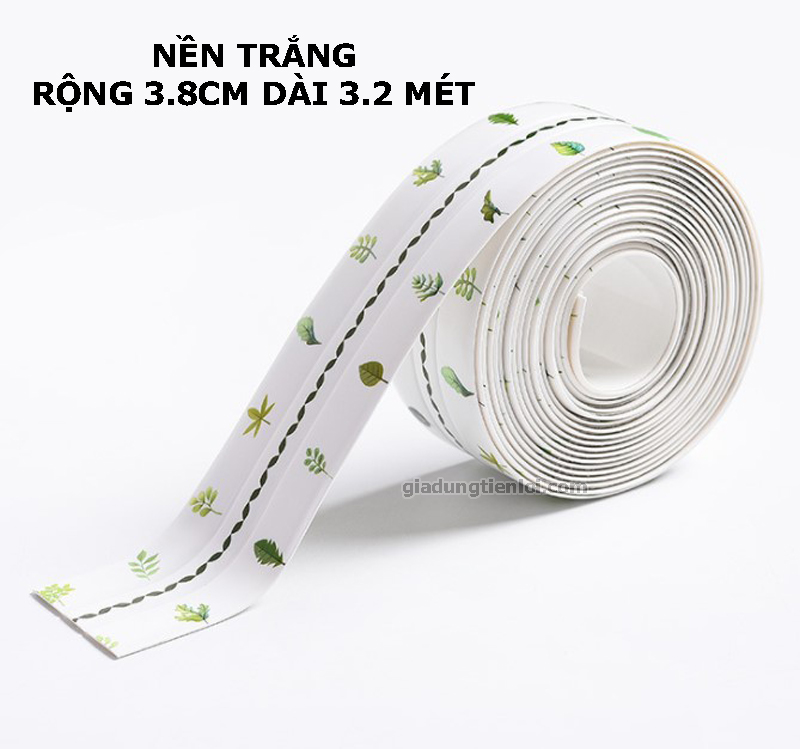 Băng keo PVC rộng 3.8CM chống thấm và chống nấm mốc nhà bếp