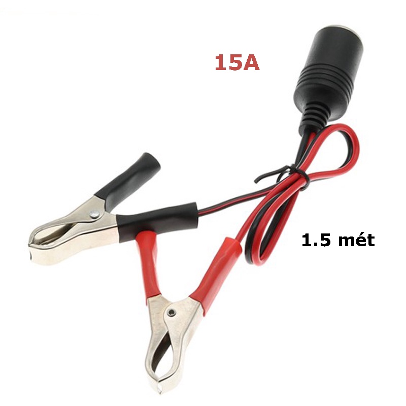 Cáp kẹp đấu nối trực tiếp Ắc quy sang đầu tẩu cái Ôtô