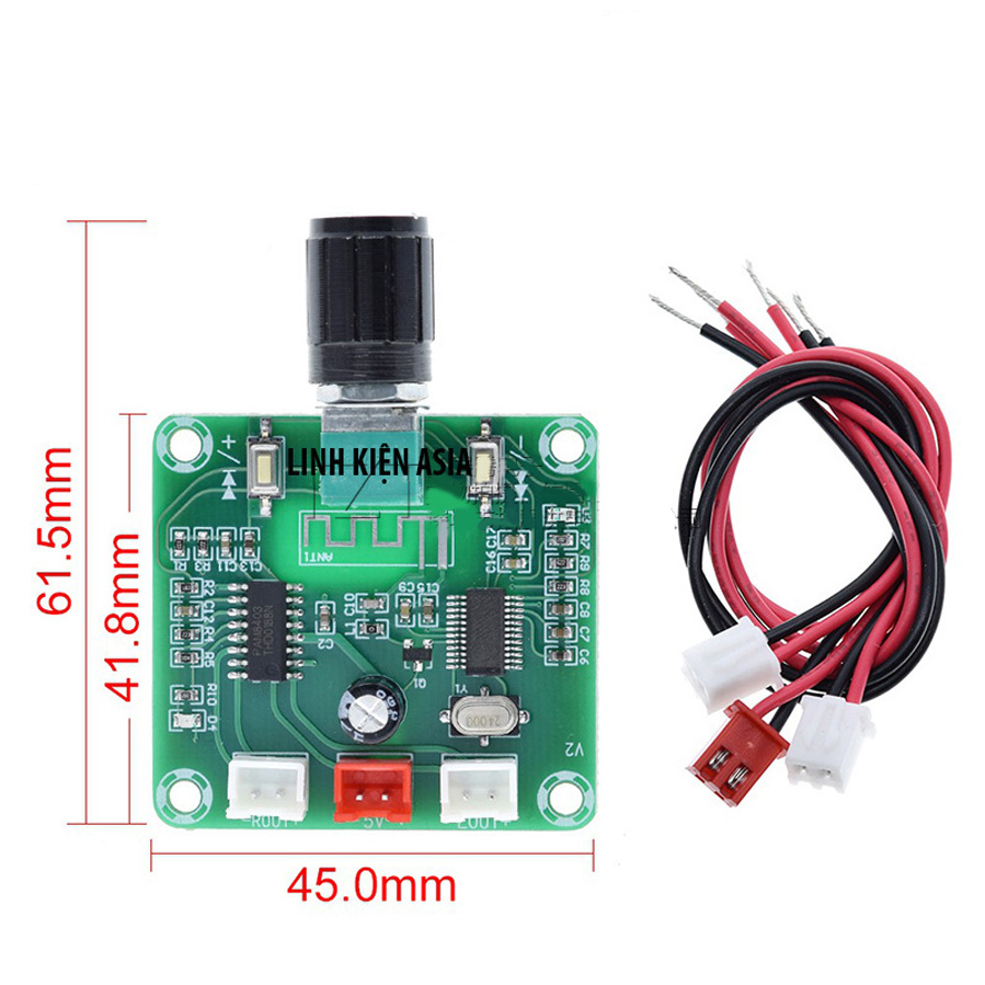 Mạch khuếch đại có bluetooth XH-A158 (5W x 2 kênh)