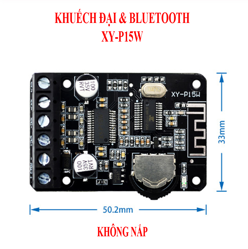 Mạch khuếch đại âm thanh XY-P15W tích hợp Bluetooth max 20W * 2 kênh