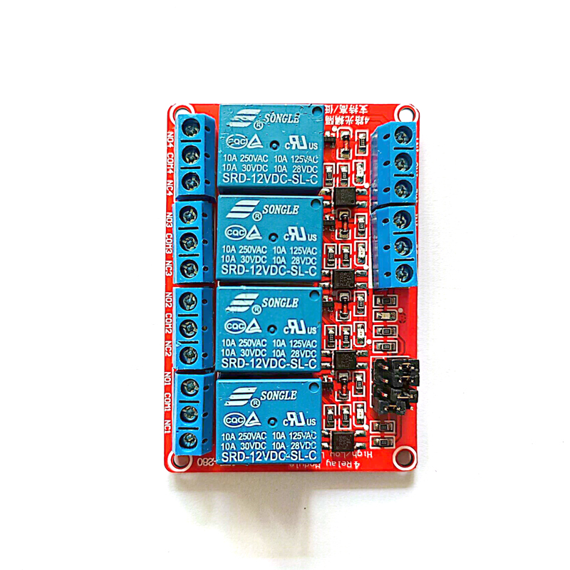 Module Relay 1/2/4 Kênh 5V /12V/24V có opto cách ly - Kích HIGH/LOW