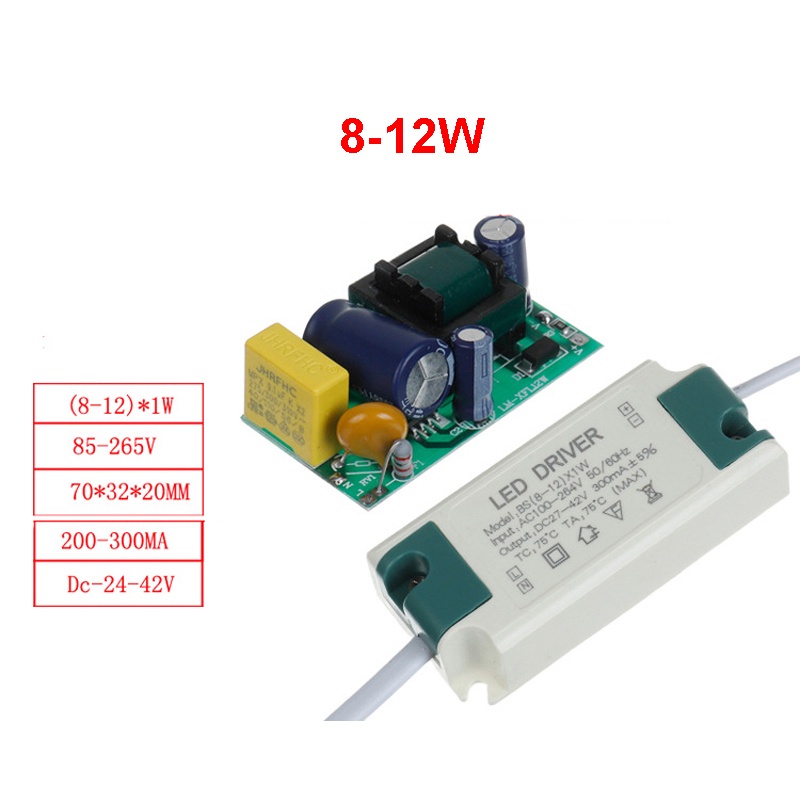 Nguồn tăng phô đèn led 3W đến 18W (Led Driver) đèn chiếu sáng âm trần