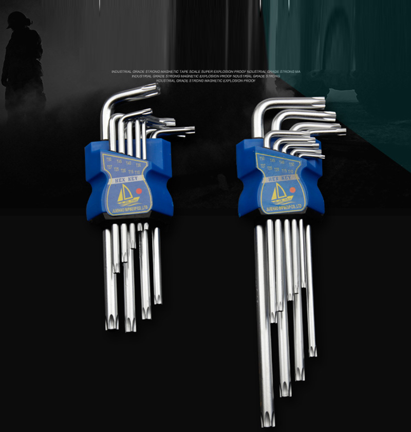 Bộ vặn vít lục giác BÔNG HOA 6 cạnh (9 kích thước to nhỏ)