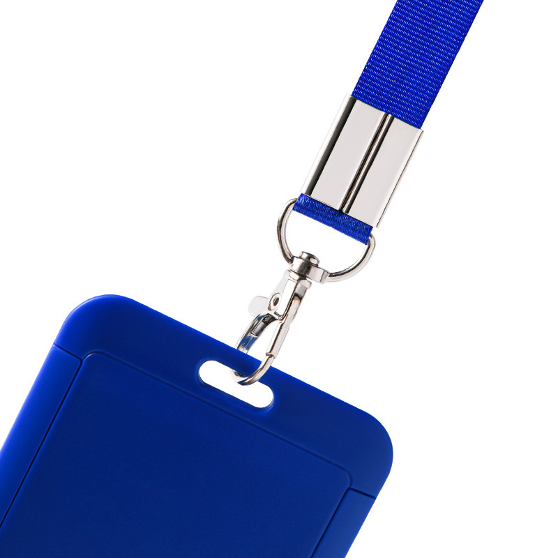 Dây Đeo Thẻ Lụa rộng 1.5cm Kèm Móc Khóa Tiện Lợi (Không Bao Gồm Bảng Tên)