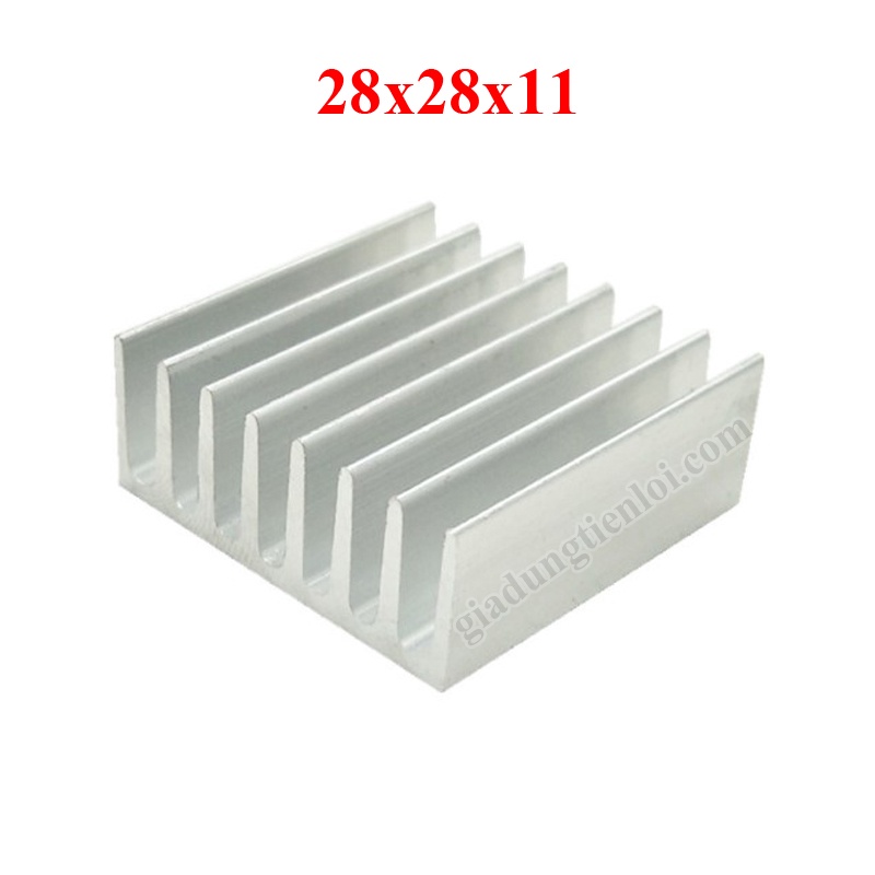 Đế nhôm tản nhiệt 11x11MM 14x14MM 28x28MM chip led, đèn led, linh kiện điện tử