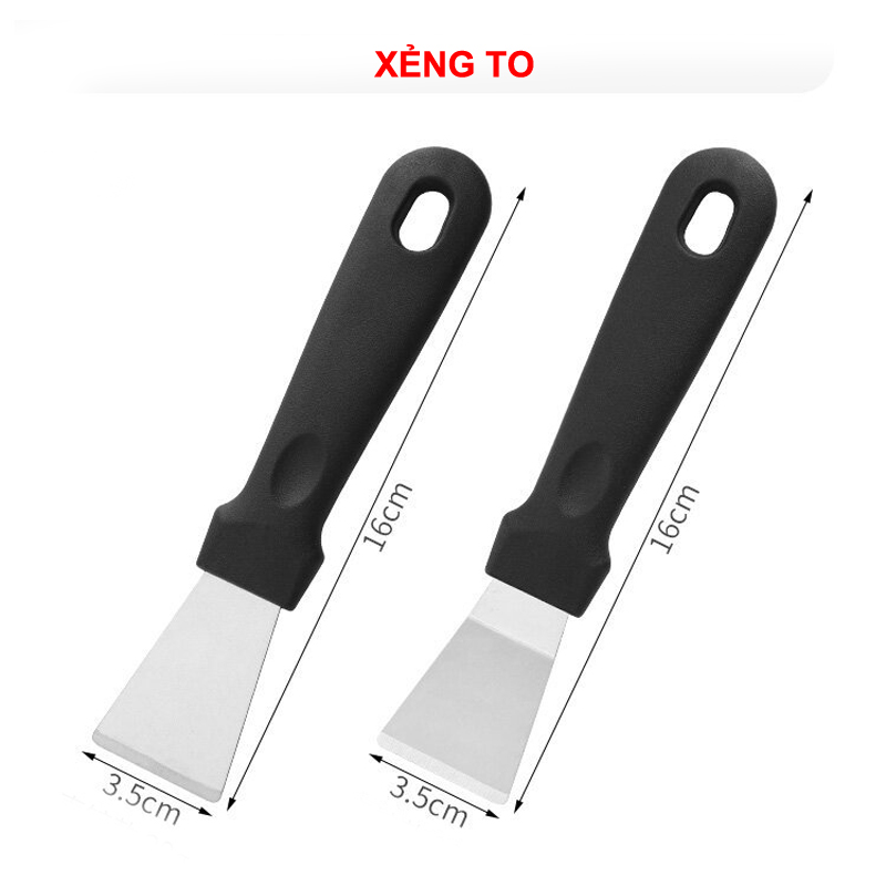Xẻng cạo vệ sinh mặt bàn bếp, bếp ga, dao cạo tủ lạnh, rã đông, cạo vết bẩn trên sàn