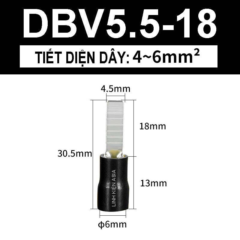 COMBO 10 Cos dẹp DBV gắn Aptomat (CB), cầu dao, đầu nối cách điện
