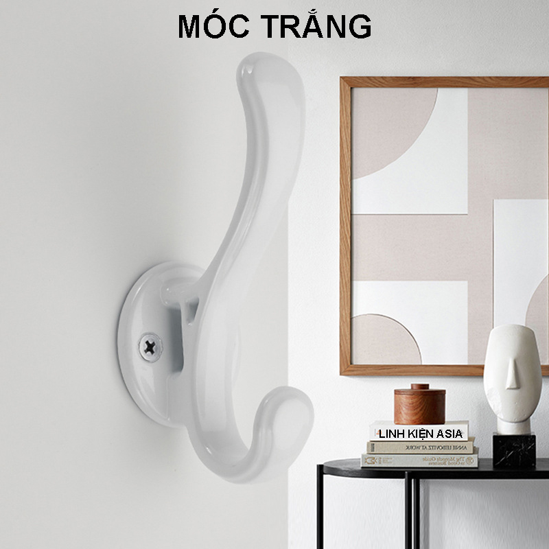 Móc CỔ ĐIỂN thiết kế sang trọng dùng treo quần áo, nón khăn sơn mạ điện bền bỉ