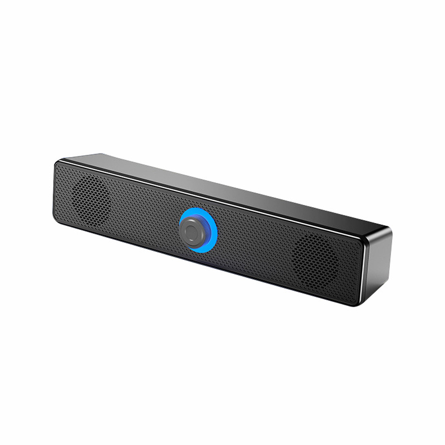 Loa thanh máy tính có núm âm lượng USB âm thanh siêu trầm blaster soundbar