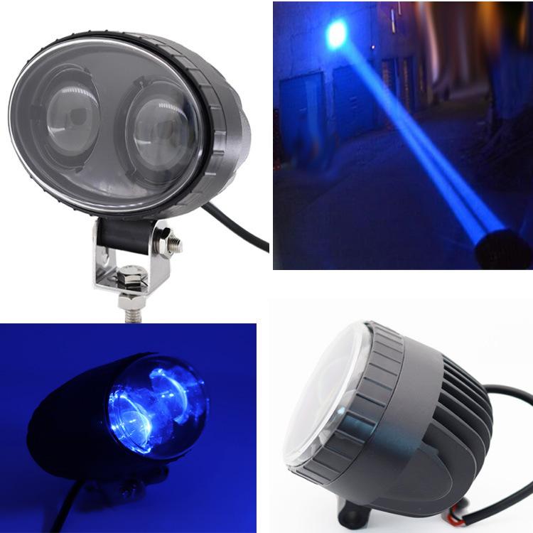 Đèn cảnh báo chiếu điểm xanh xe nâng 12-80V