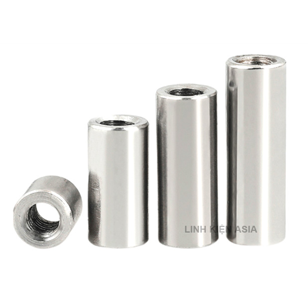 Khớp NỐI TRÒN nối ren trong inox 304 gia công chính xác