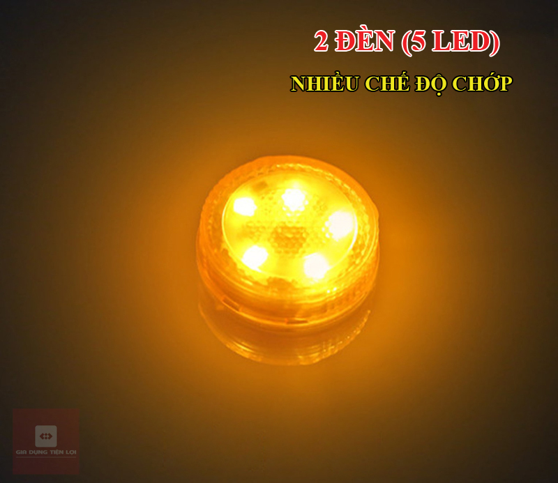 Bộ 2 đèn led nhấp nháy nhiều chế độ cảnh báo xe đi sau khi mở cửa xe hơi ô tô