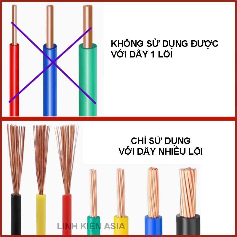 Giắc kết nối đèn LED không cần hàn và không cần cắt dây điện, đầu nối nhanh chữ T chống cháy