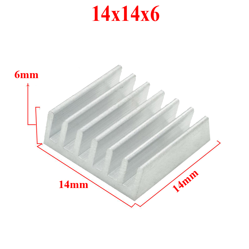Đế nhôm tản nhiệt 11x11MM 14x14MM 28x28MM chip led, đèn led, linh kiện điện tử