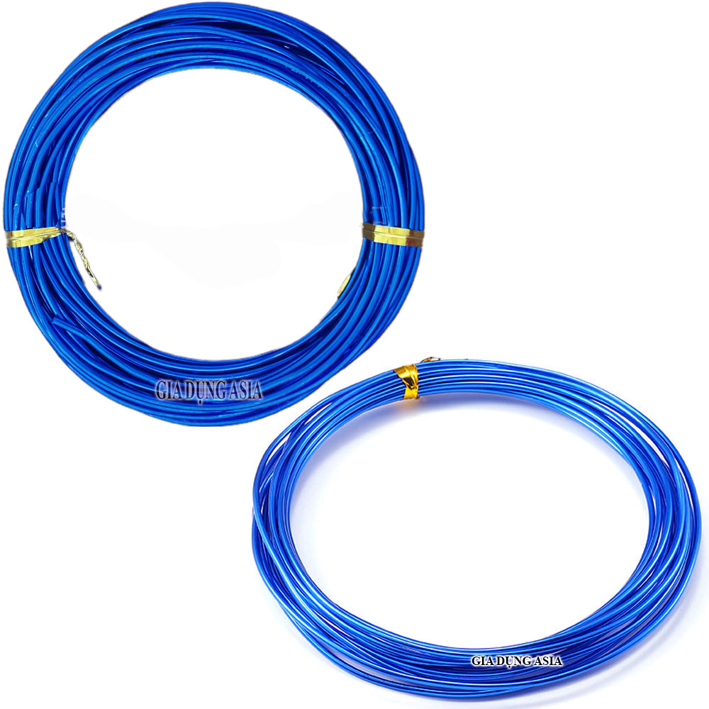 Cuộn 5 mét dây nhôm uốn làm mỹ thuật handmade màu sắc đa dạng