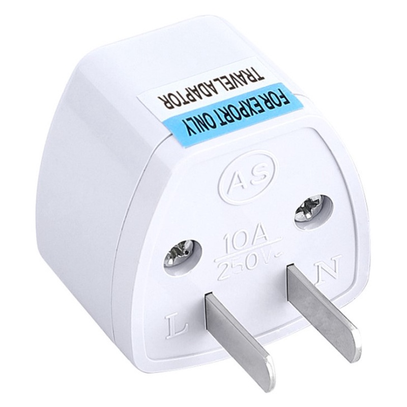 Phích cắm chuyển đổi điện từ 3 chân sang 2 chân nguồn 220V