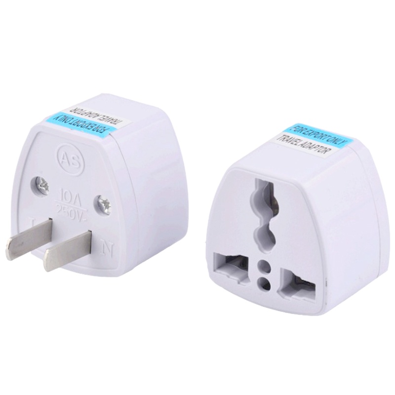 Phích cắm chuyển đổi điện từ 3 chân sang 2 chân nguồn 220V