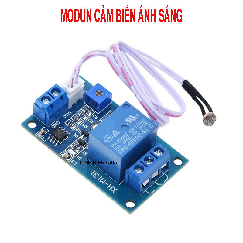 Modun XH-M131 cảm biến ánh sáng lắp đặt đèn tự động tắt mở ngày đêm