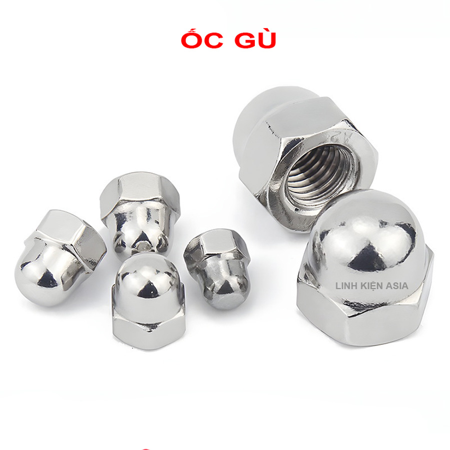 Nắp gù đai ốc bằng thép không gỉ 304 Đai ốc nắp DIN1587