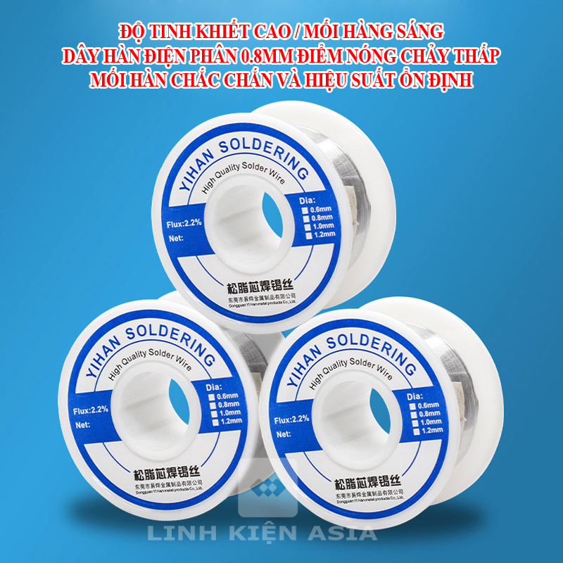 Cuộn dây hàn lõi nhựa thông chất lượng cao, Dây hàn chì có độ tinh khiết cao tạo mối hàn chắc chắn