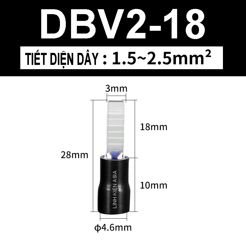 COMBO 10 Cos dẹp DBV gắn Aptomat (CB), cầu dao, đầu nối cách điện