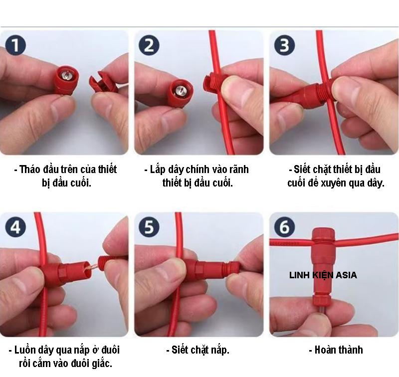 Giắc kết nối đèn LED không cần hàn và không cần cắt dây điện, đầu nối nhanh chữ T chống cháy