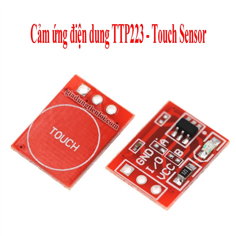 COMBO 5 Nút cảm ứng điện dung 1 chạm TTP223 - Touch Sensor