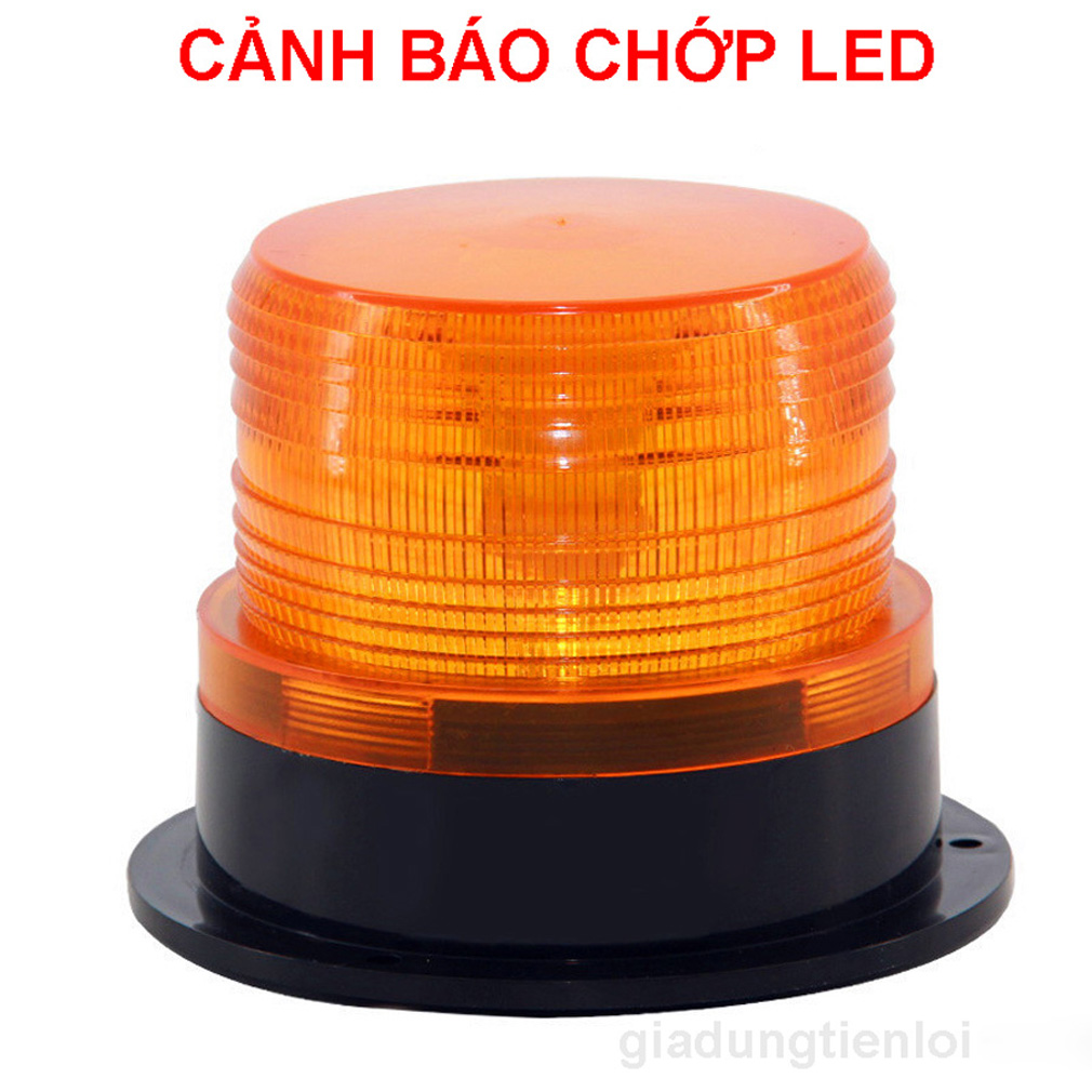 Đèn cảnh báo xe nâng 12V 24V 48V 80V chớp Led, Đèn cảnh báo chớp LED