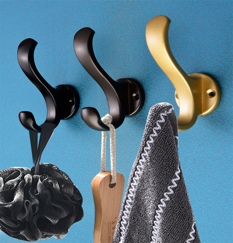 Móc CỔ ĐIỂN thiết kế sang trọng dùng treo quần áo, nón khăn sơn mạ điện bền bỉ