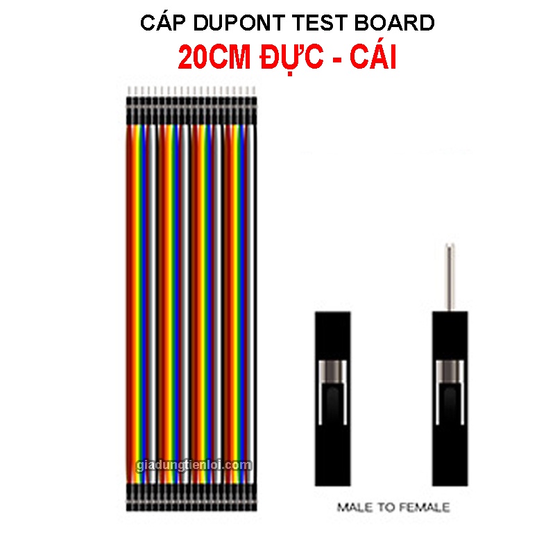 Dây Cáp Dupont 40 chân - dùng Làm Arduino DIY (dây test board)