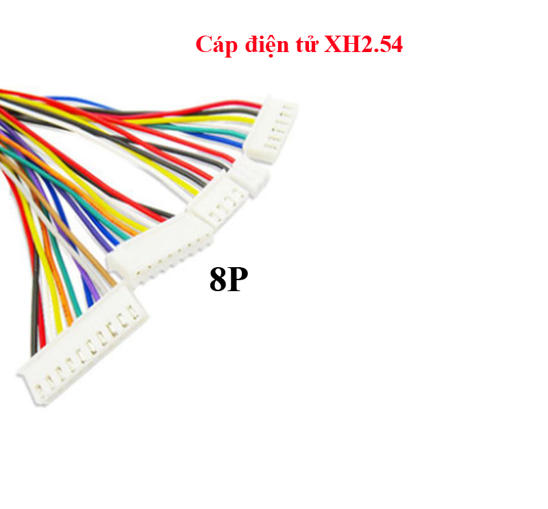 Cáp điện tử XH2.54 2P/3P/4P/6P/8P/10P/12P dài 20CM