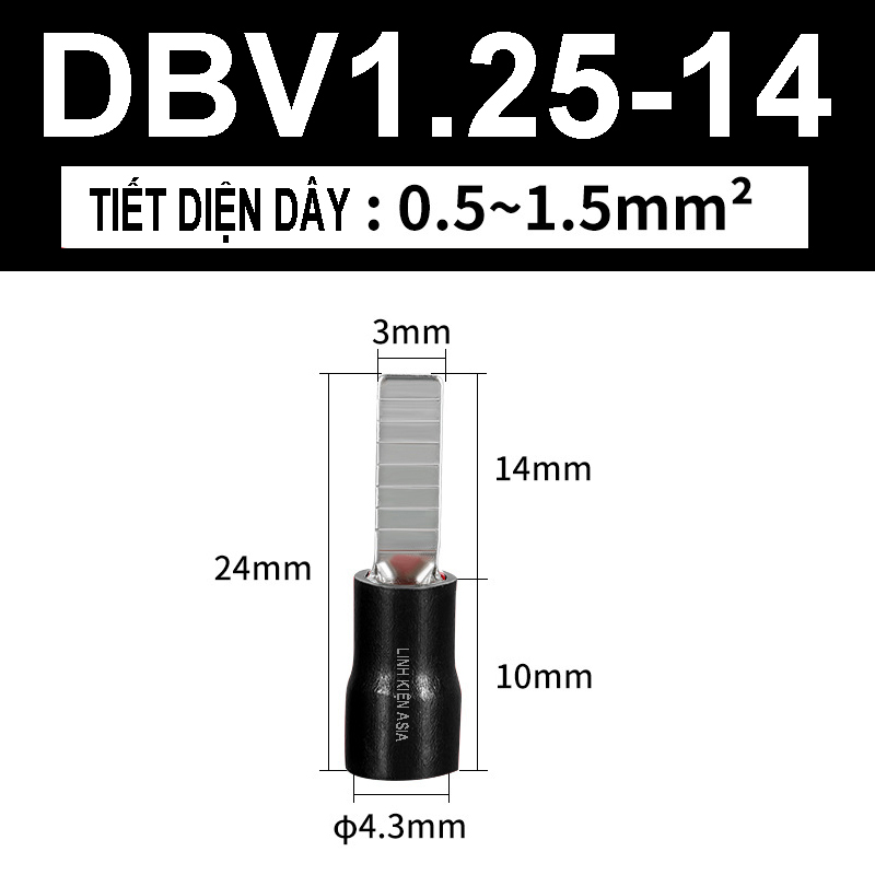 COMBO 10 Cos dẹp DBV gắn Aptomat (CB), cầu dao, đầu nối cách điện