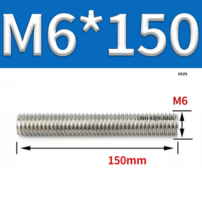 Bu lông FULL REN inox 304 nối đinh vít mở rộng hai đầu