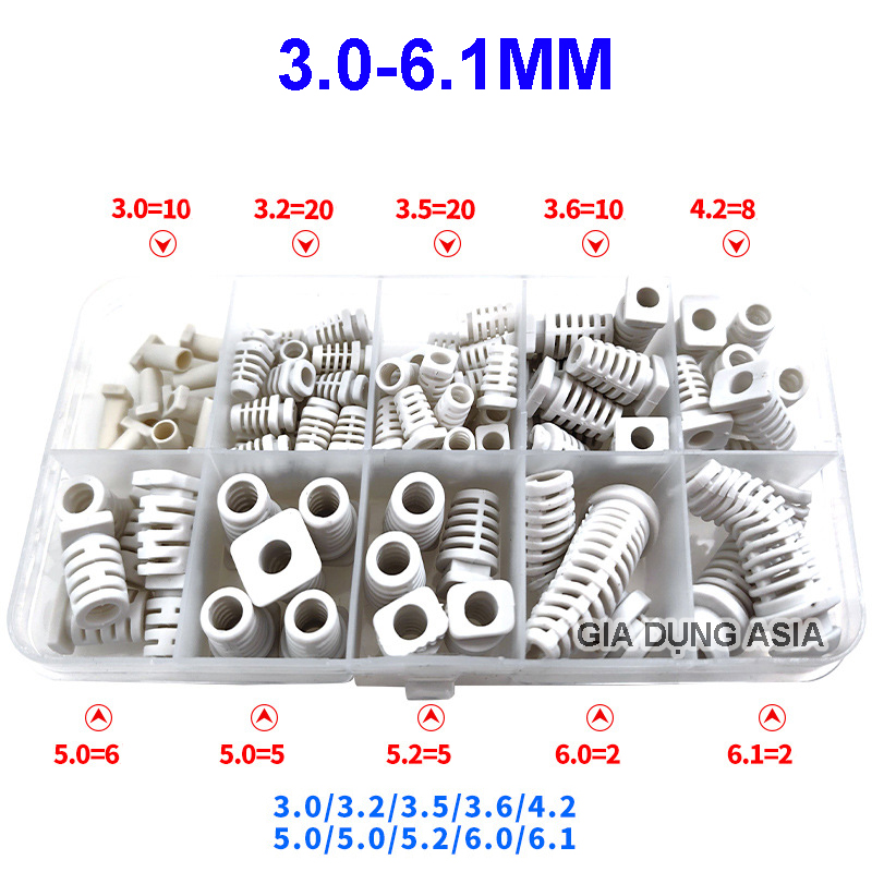 Hộp đuôi bảo vệ dây điện nhiều kích thước