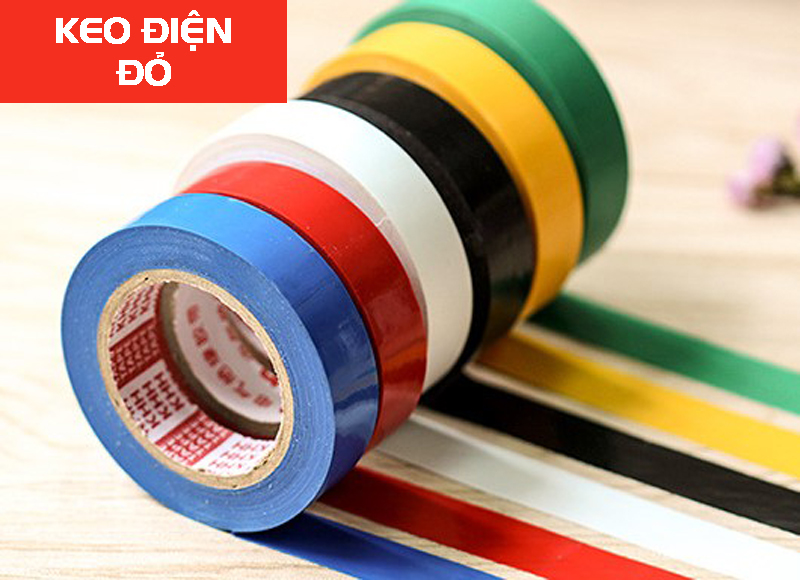 Băng KEO ĐIỆN - băng dính cách điện chống cháy rộng 16mm dài 10 mét