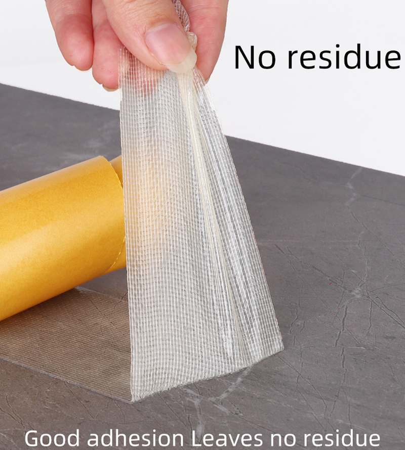 Băng keo SỢI THỦY TINH 2 mặt siêu bền - băng keo lưới 2 mặt dán thảm