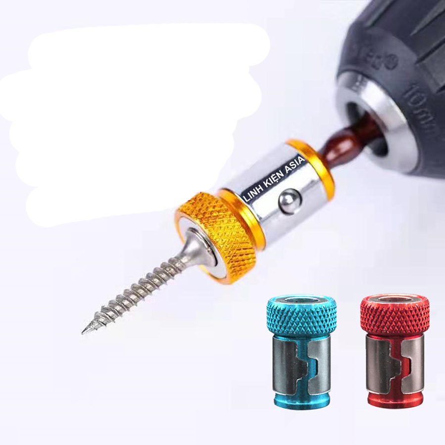 Đầu nam châm gắn tu vít hút đinh ốc cố định đầu vặn ốc vít trên máy khoan