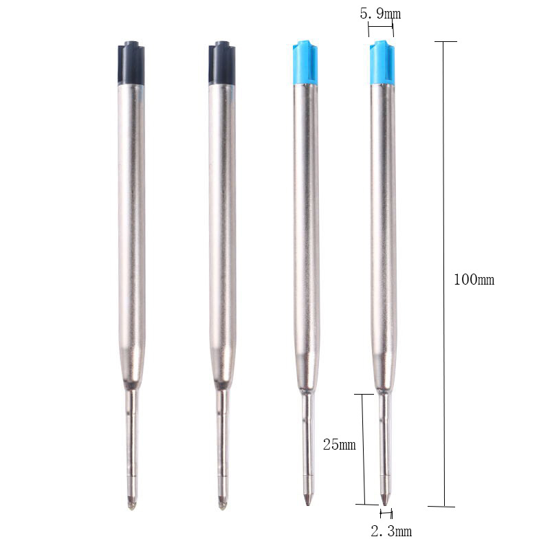 Ruột bút bi kiểu xoay 10cm - ruột bút ký tên bằng kim loại