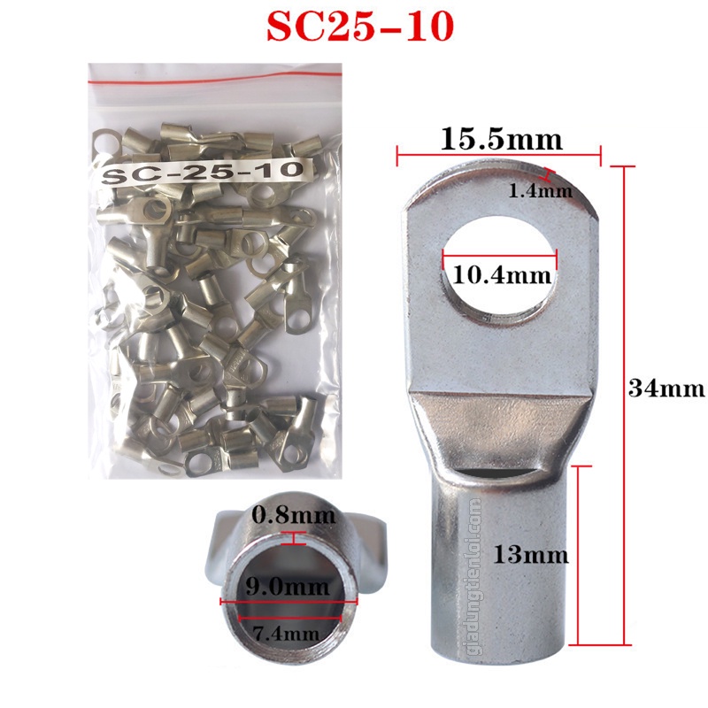 Đầu COS SC bằng đồng mạ si chống oxi hóa