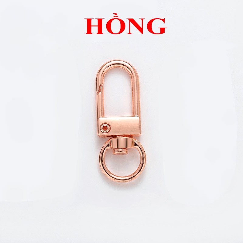 10 Móc khóa CÀNG TÔM hợp kim sơn màu xinh xắn, tự làm phụ kiện handmade