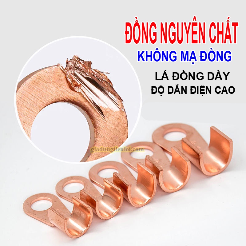 Đầu COS Đồng OT nối dây cỡ nhỏ cỡ lớn đủ Ampe