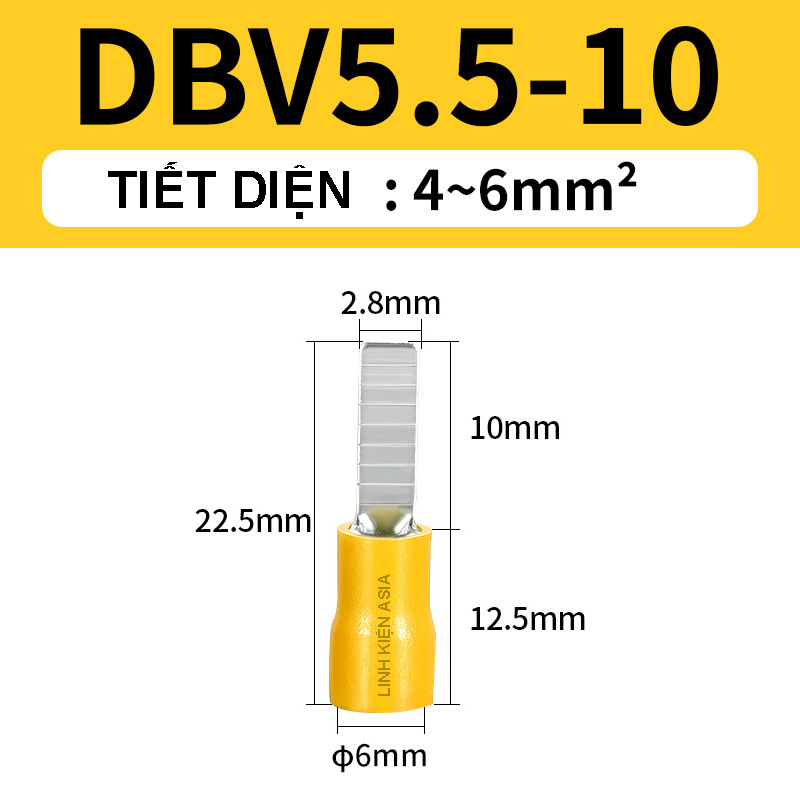 COMBO 10 Cos dẹp DBV gắn Aptomat (CB), cầu dao, đầu nối cách điện