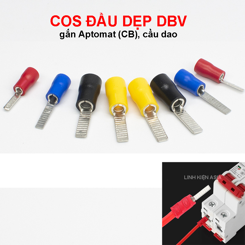 COMBO 10 Cos dẹp DBV gắn Aptomat (CB), cầu dao, đầu nối cách điện
