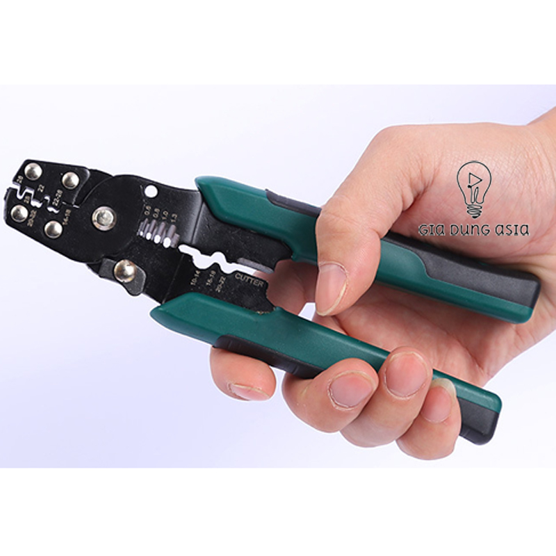 Kìm bấm cos và tuốt dây điện đa năng 22-28