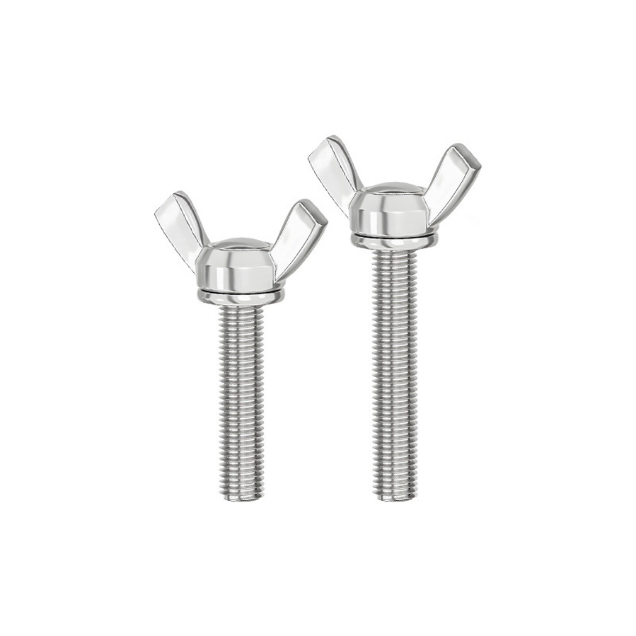 Bulong dài vặn tay cánh chuồn thép không gỉ 304