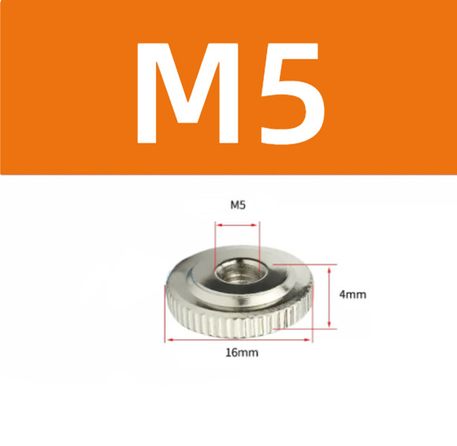 Đai ốc có RÃNH vặn tay GB807 chất liệu thép mạ kẽm