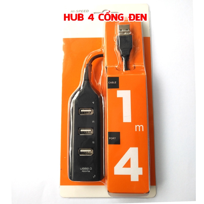 Bộ Chia USB 4 Cổng - hub USB2.0 tốc độ cao dễ dàng sử dụng